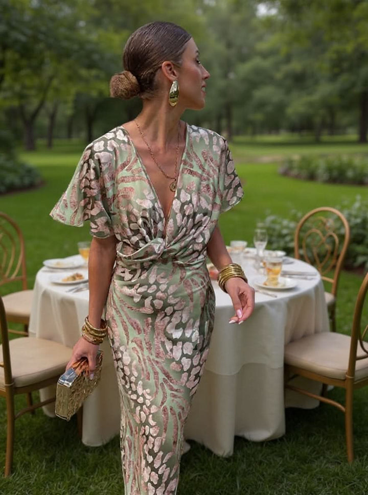 FLORENCE | COPPER MIDI DRESS