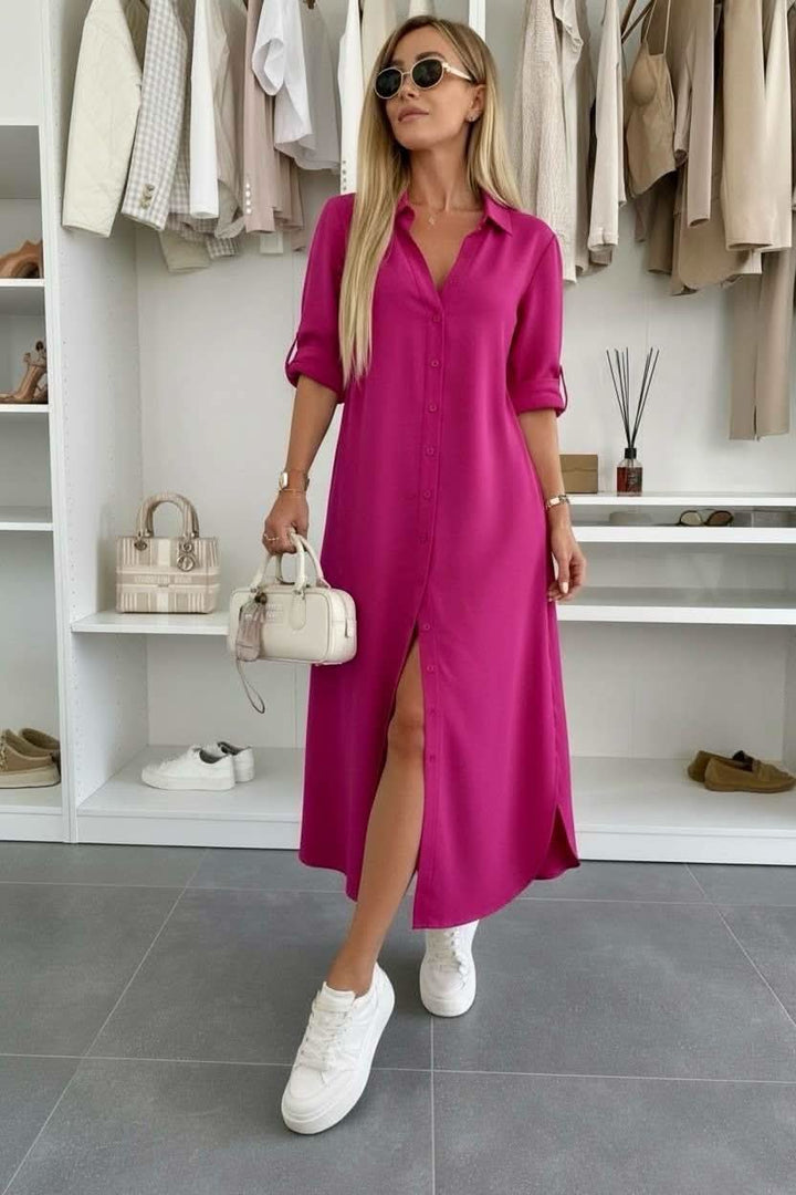 IVY | BUTTON DRESS