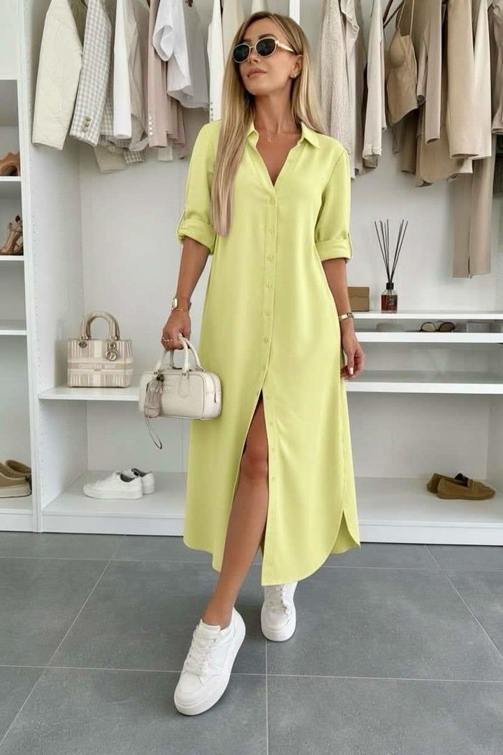 IVY | BUTTON DRESS