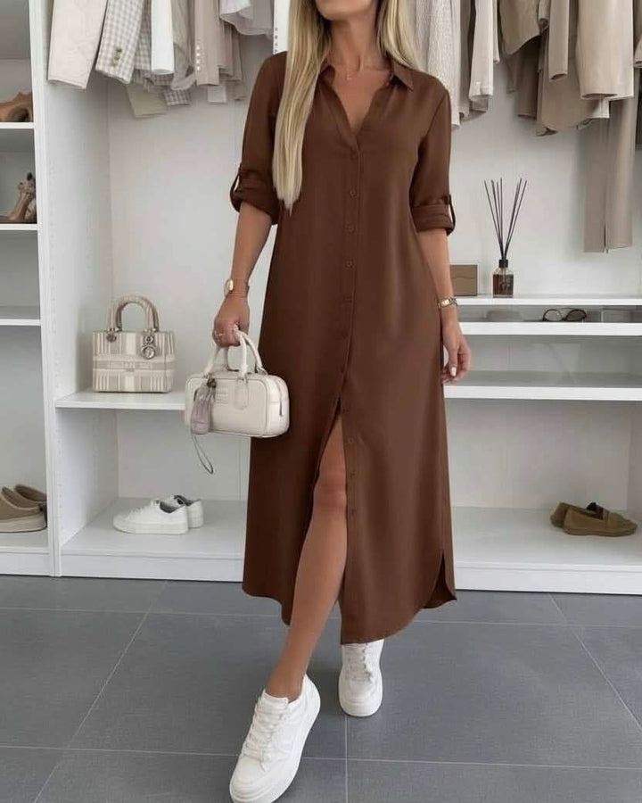 IVY | BUTTON DRESS