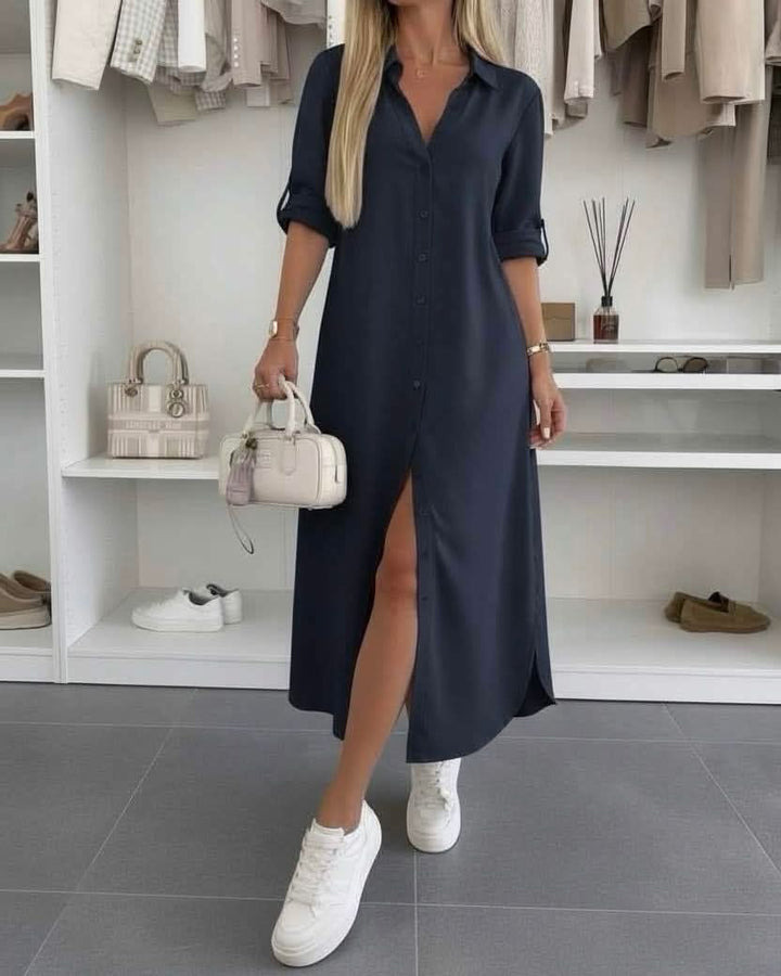 IVY | BUTTON DRESS