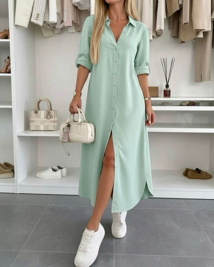 IVY | BUTTON DRESS