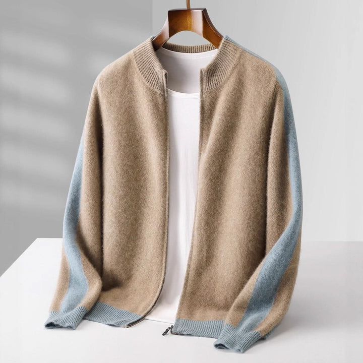 FERRARA | CASHMERE ZIP-THROUGH JACKET