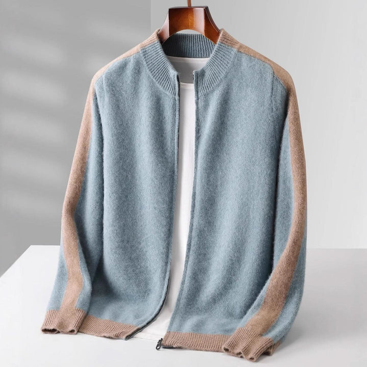 FERRARA | CASHMERE ZIP-THROUGH JACKET