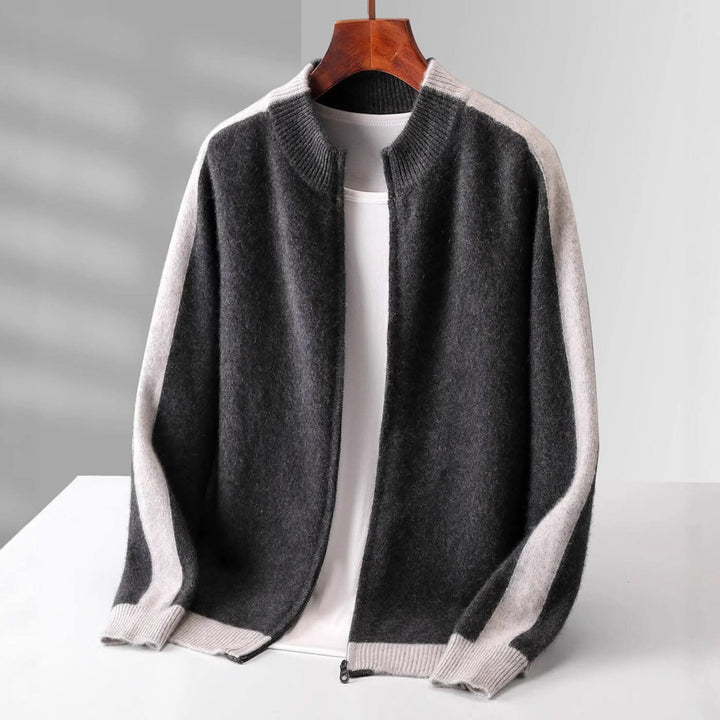 FERRARA | CASHMERE ZIP-THROUGH JACKET