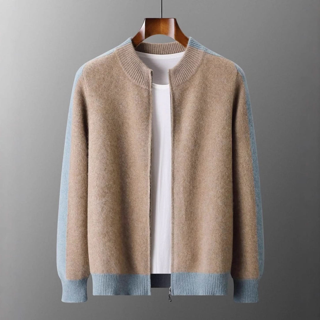 FERRARA | CASHMERE ZIP-THROUGH JACKET