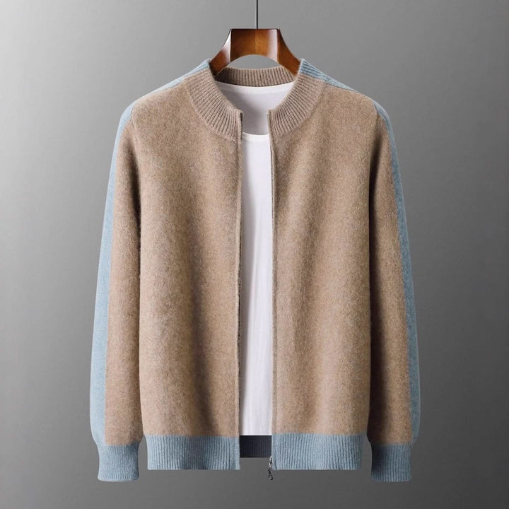 FERRARA | CASHMERE ZIP-THROUGH JACKET