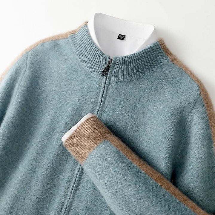 FERRARA | CASHMERE ZIP-THROUGH JACKET