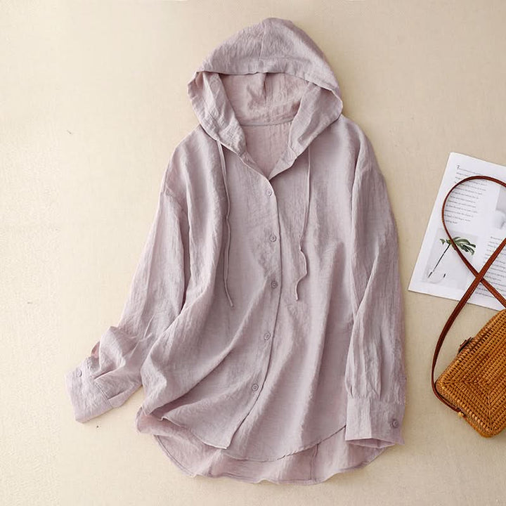 VICTORIA | LINEN HOODIE