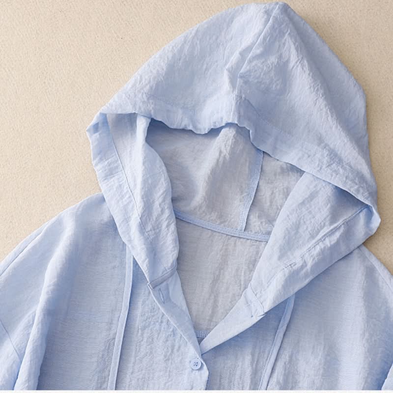 VICTORIA | LINEN HOODIE