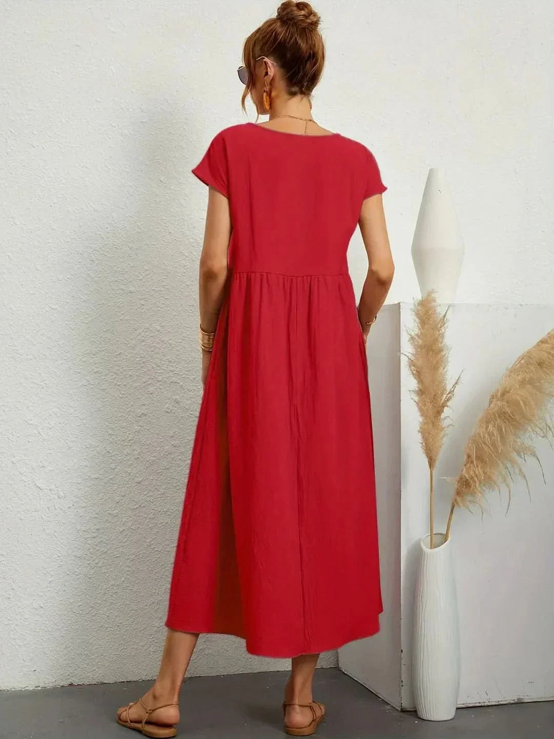 AVA | LUXE FLUID MIDI DRESS