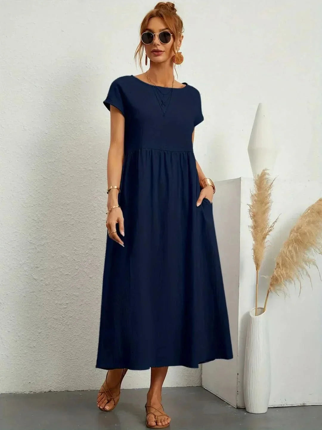 AVA | LUXE FLUID MIDI DRESS