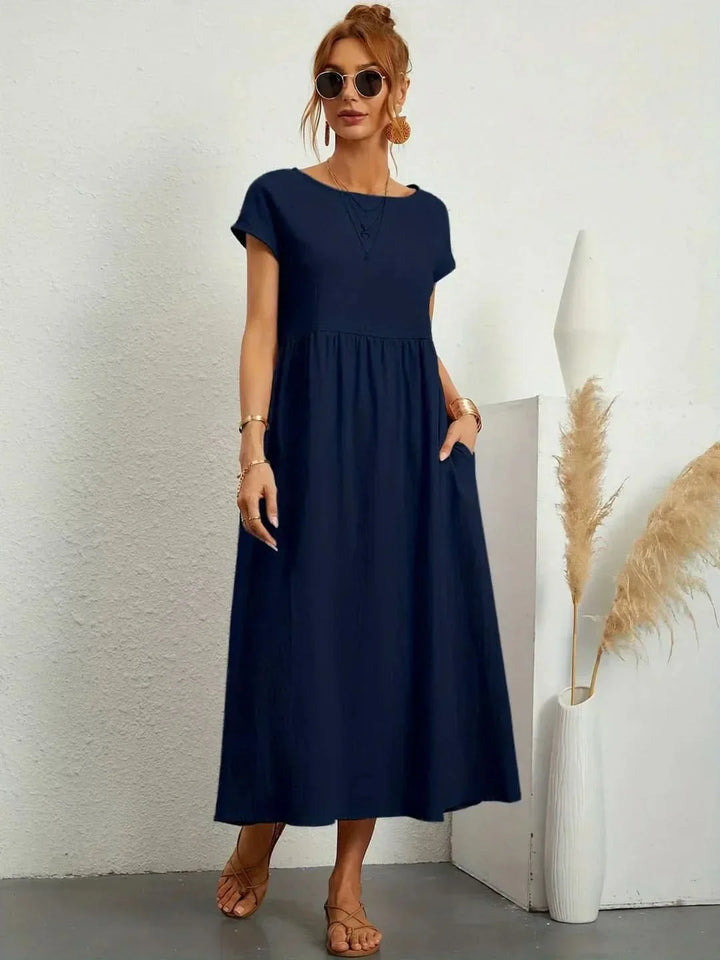 AVA | LUXE FLUID MIDI DRESS