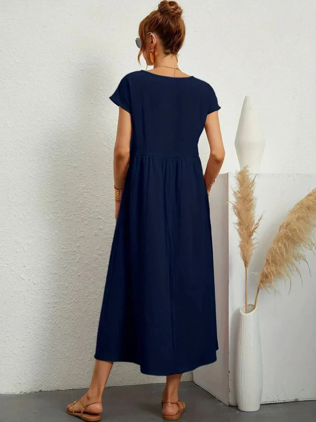 AVA | LUXE FLUID MIDI DRESS