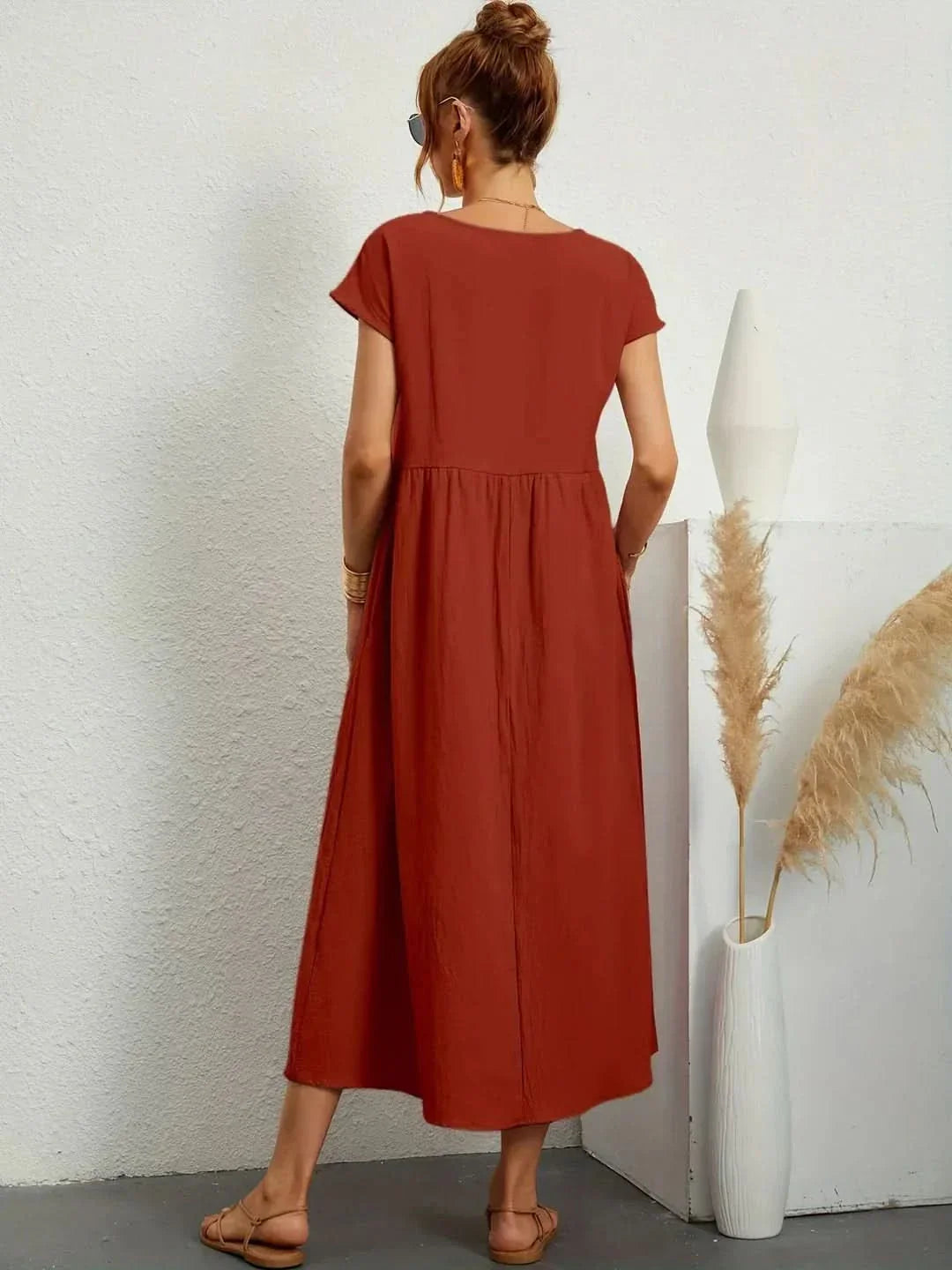 AVA | LUXE FLUID MIDI DRESS
