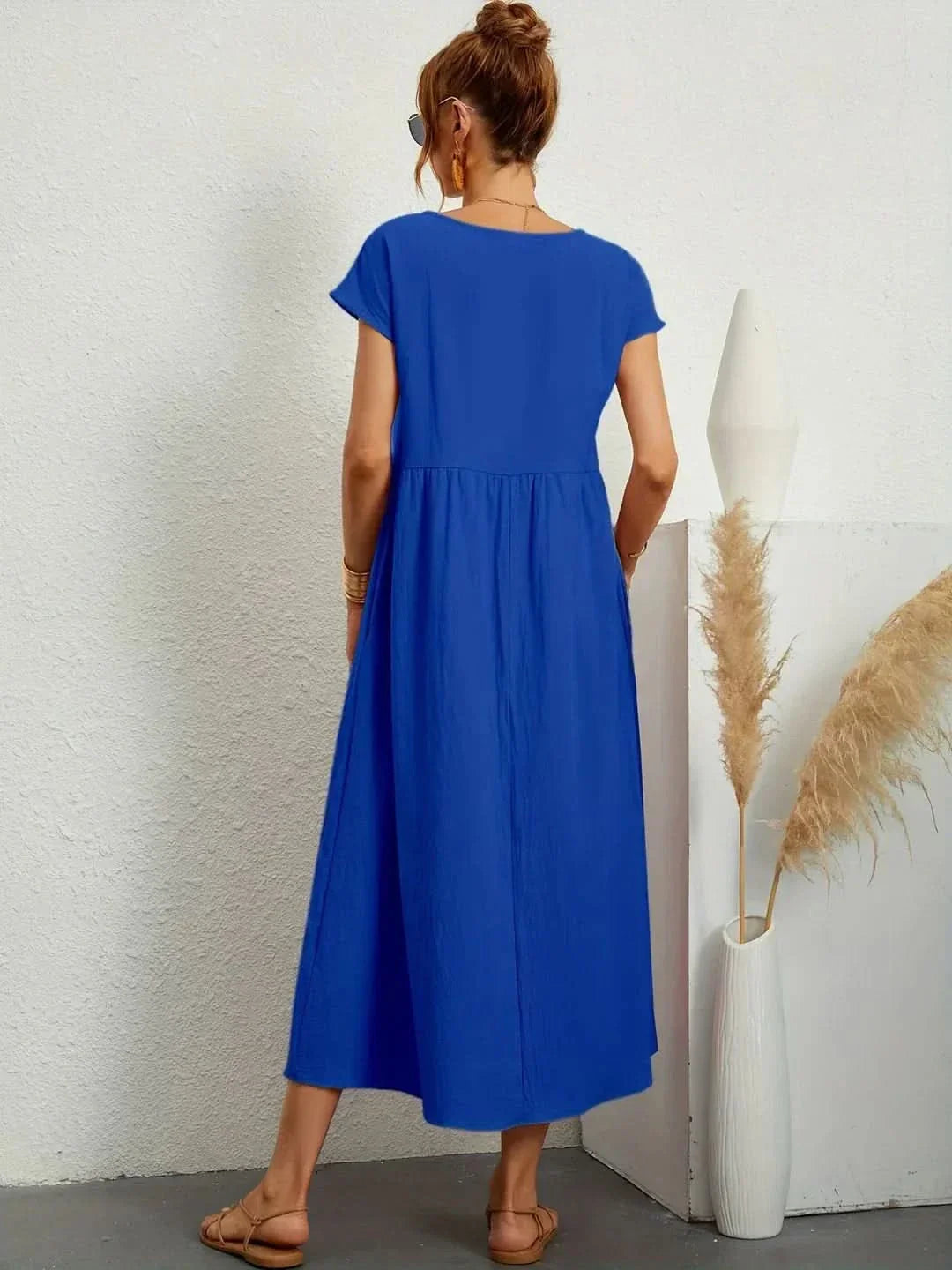 AVA | LUXE FLUID MIDI DRESS