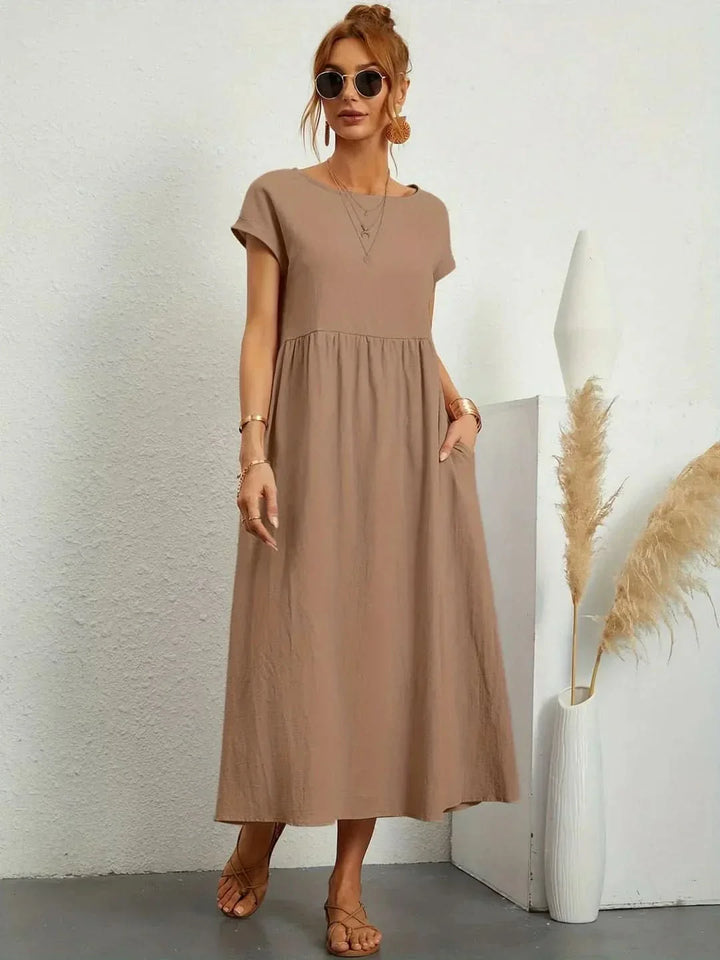 AVA | LUXE FLUID MIDI DRESS