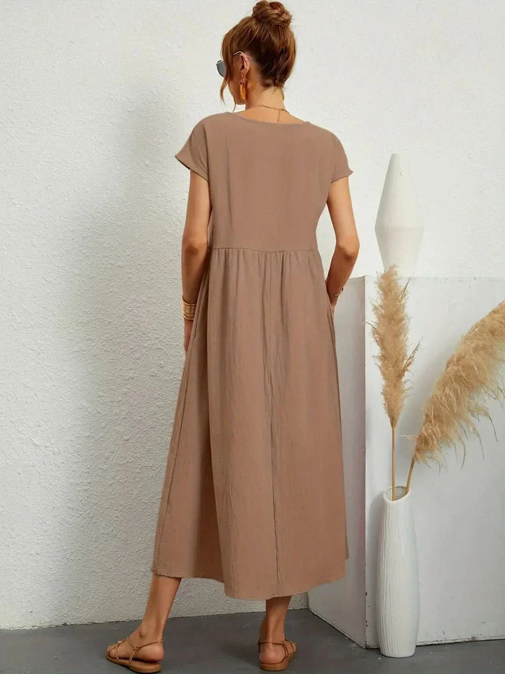 AVA | LUXE FLUID MIDI DRESS