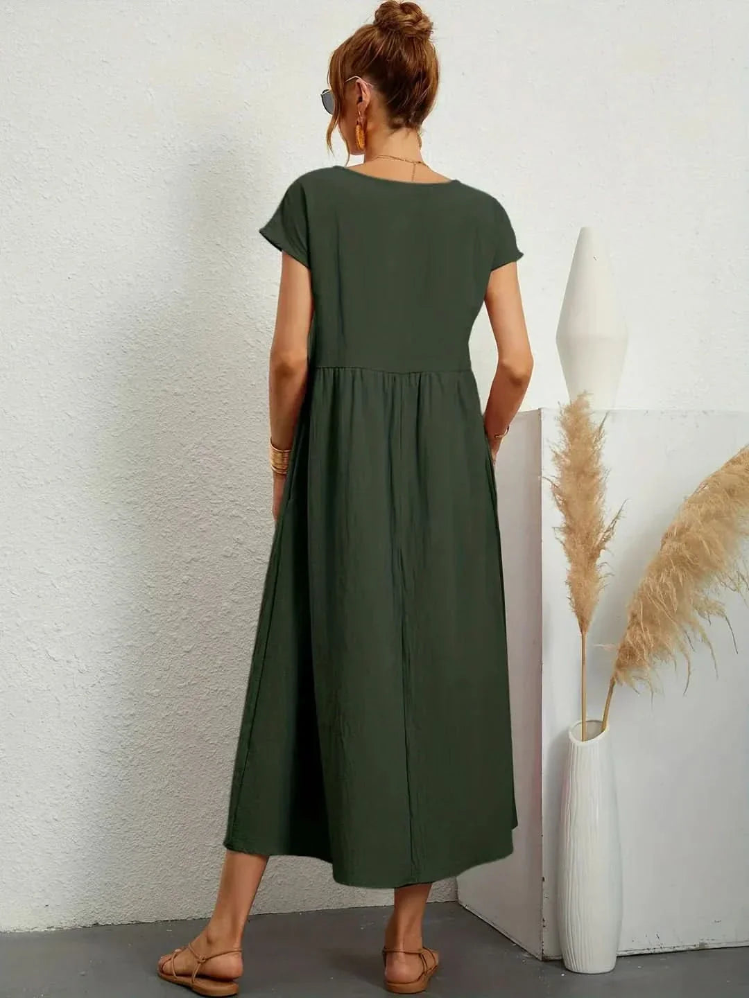 AVA | LUXE FLUID MIDI DRESS