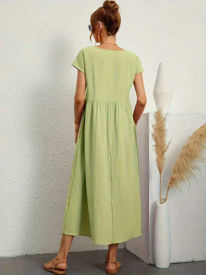 AVA | LUXE FLUID MIDI DRESS