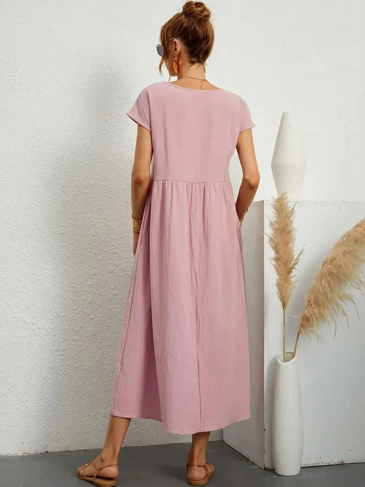 AVA | LUXE FLUID MIDI DRESS