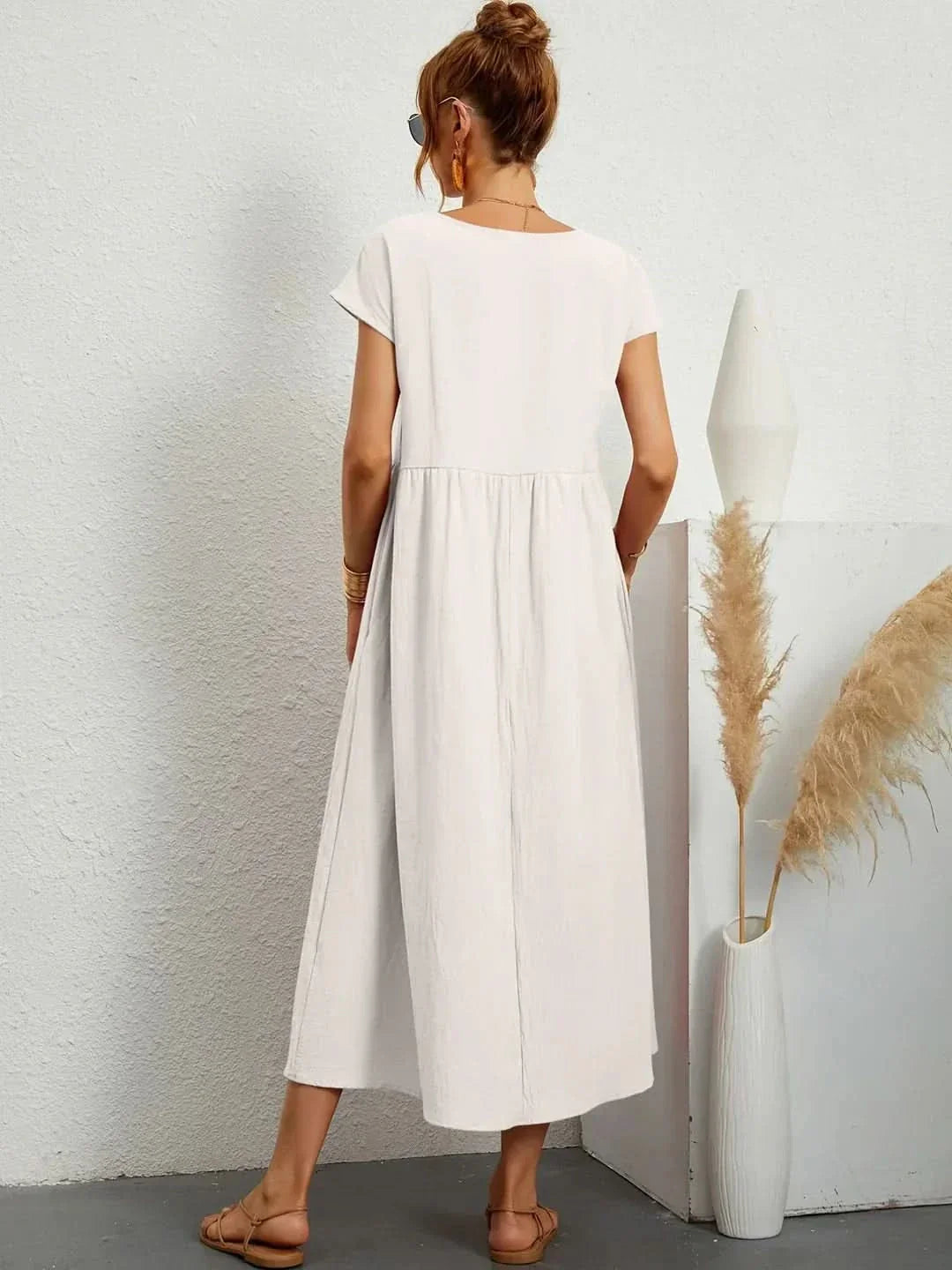 AVA | LUXE FLUID MIDI DRESS