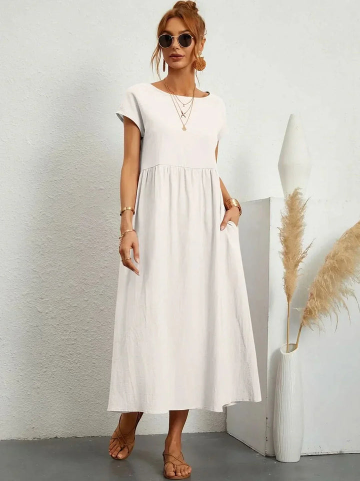 AVA | LUXE FLUID MIDI DRESS