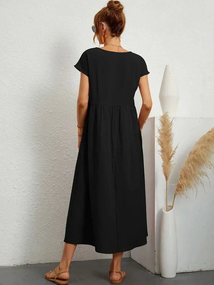 AVA | LUXE FLUID MIDI DRESS