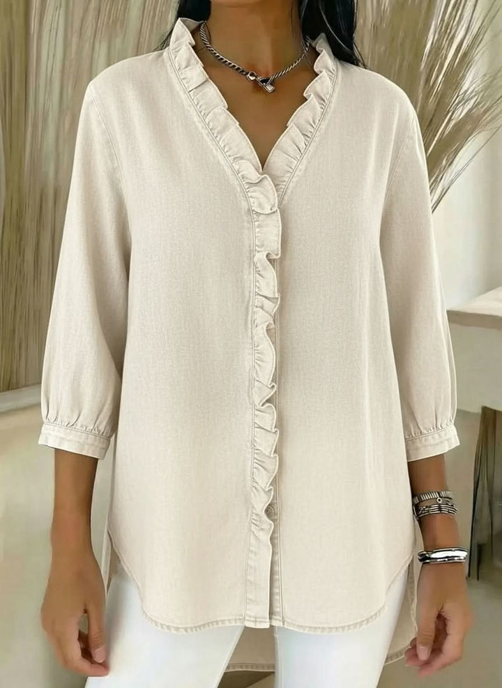 CELESTE | RUFFLE TOP