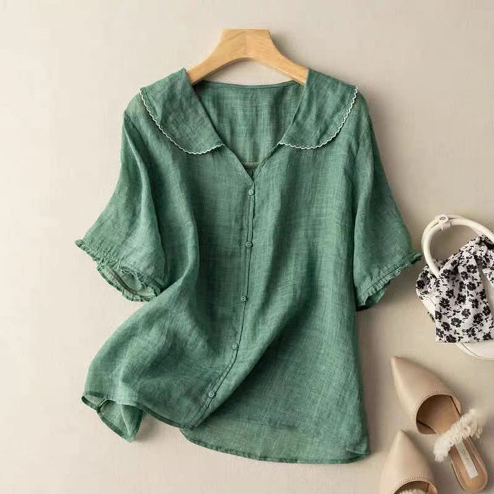 ADÈLE | LINEN BLOUSE