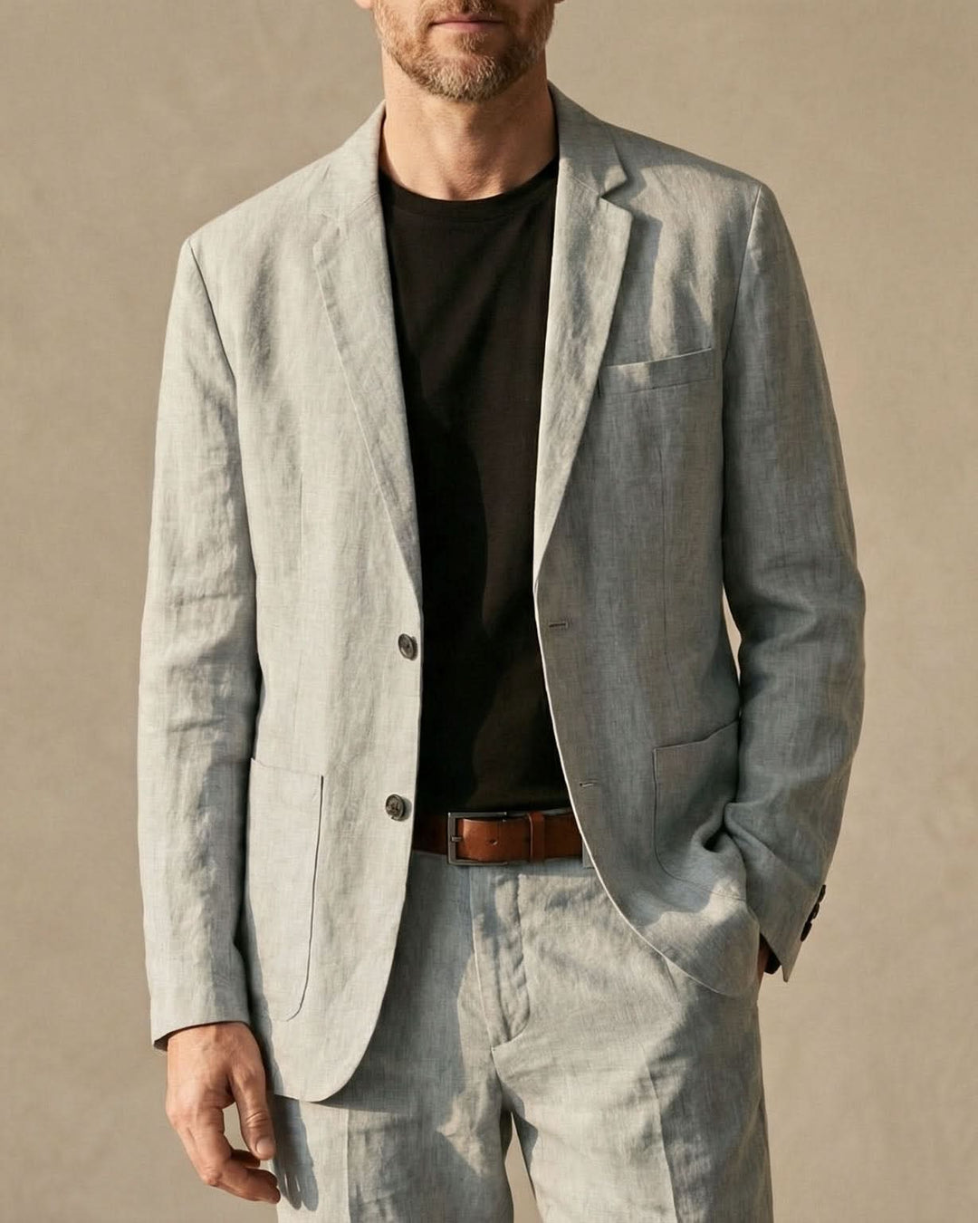 ENZO | REFINED LINEN SUIT