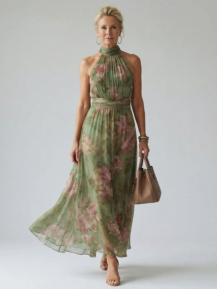 DELILAH | HALTER MIDI DRESS