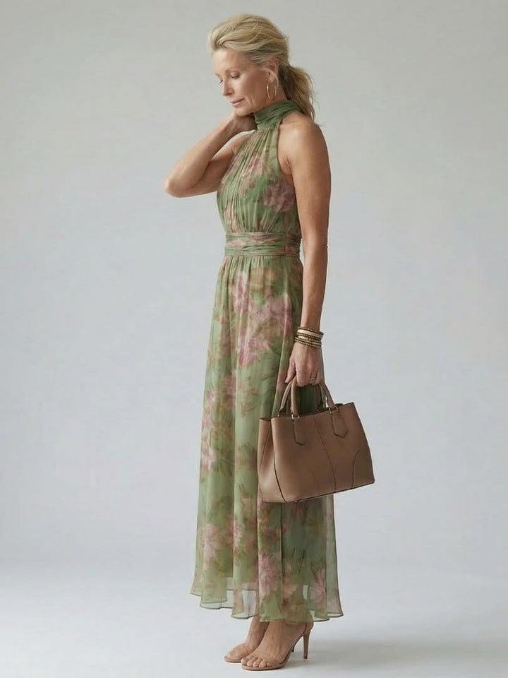 DELILAH | HALTER MIDI DRESS