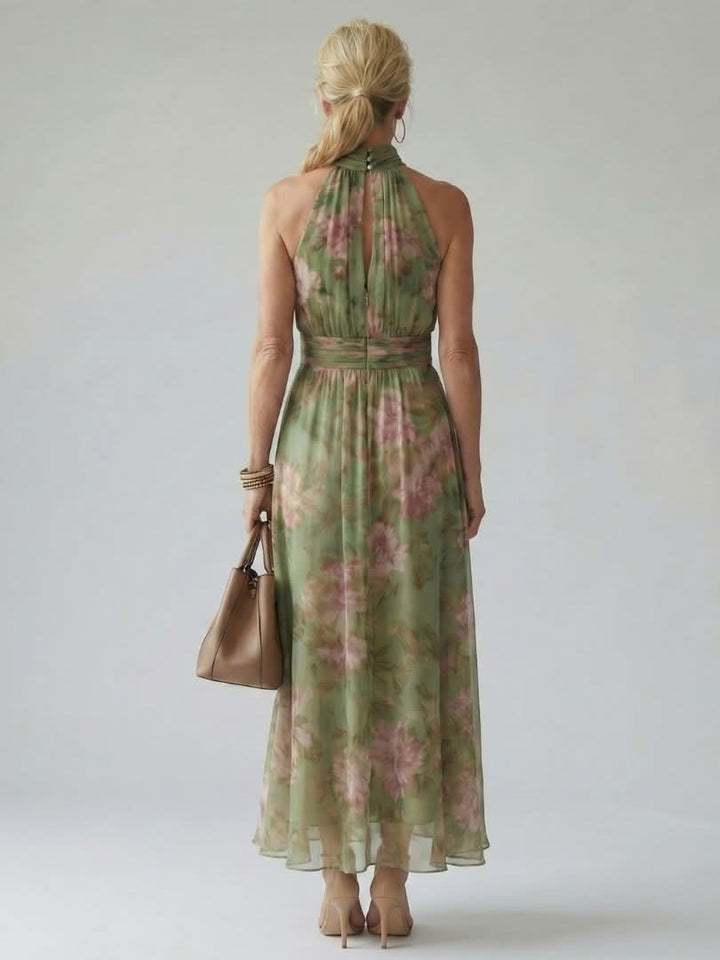 DELILAH | HALTER MIDI DRESS