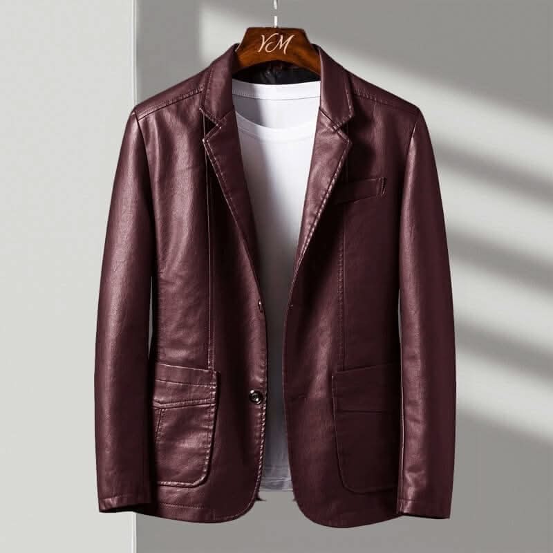 ALESSANDRO | LEATHER BLAZER