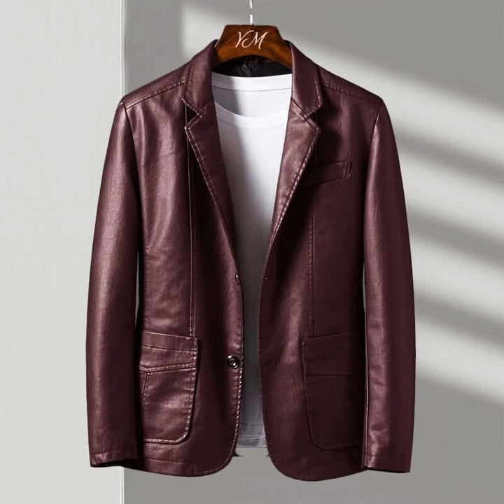 ALESSANDRO | LEATHER BLAZER