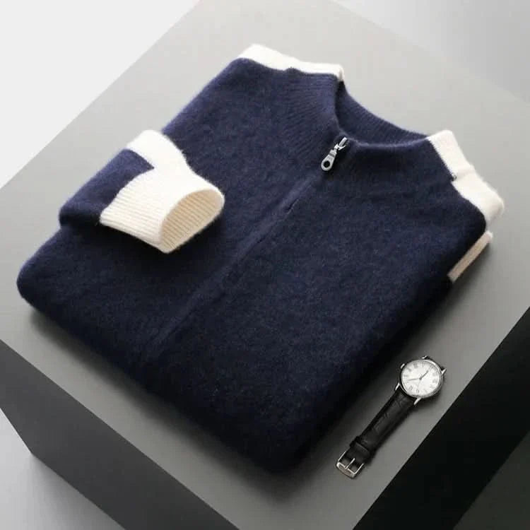 FERRARA | CASHMERE ZIP-THROUGH JACKET