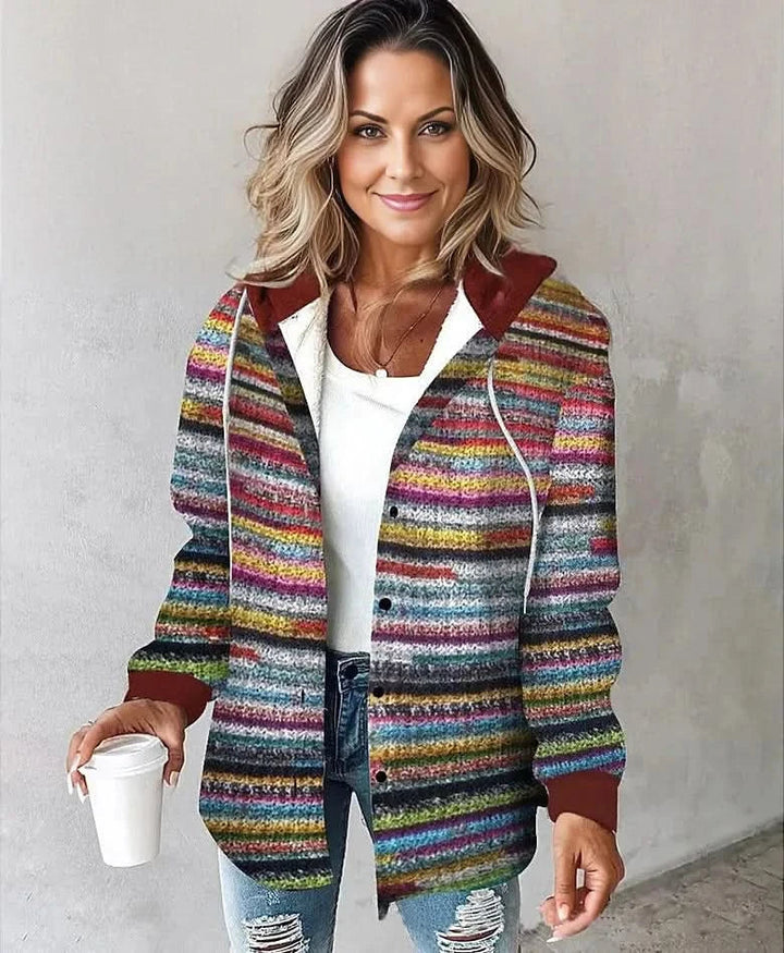 HIGHLAND | PLAID HOODED COAT