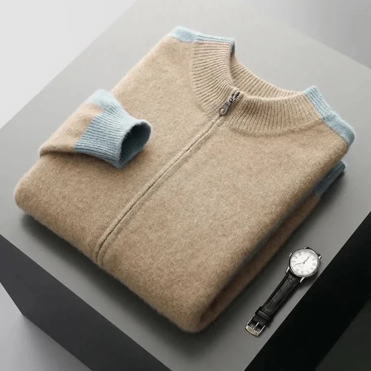 FERRARA | CASHMERE ZIP-THROUGH JACKET
