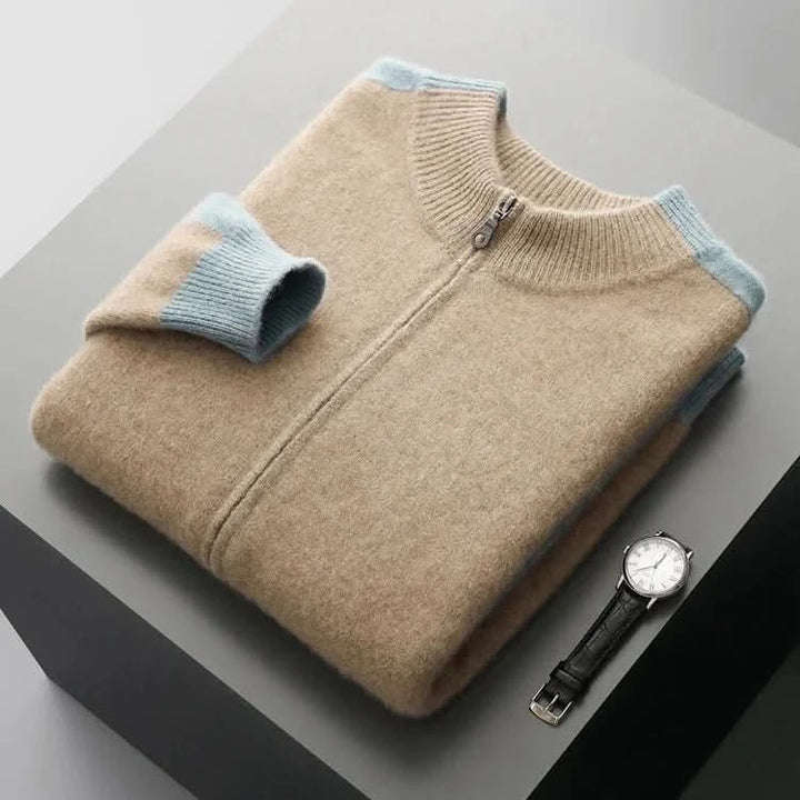 FERRARA | CASHMERE ZIP-THROUGH JACKET