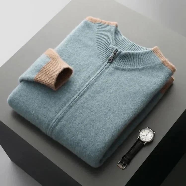 FERRARA | CASHMERE ZIP-THROUGH JACKET
