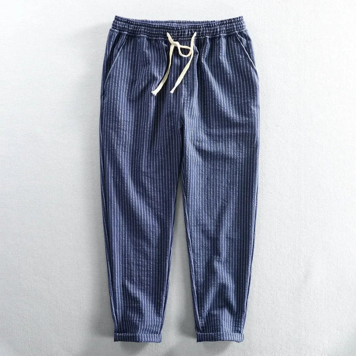 ROCCO | STRIPED LINEN PANTS