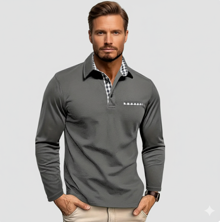CALVERTON | LONG-SLEEVE POLO