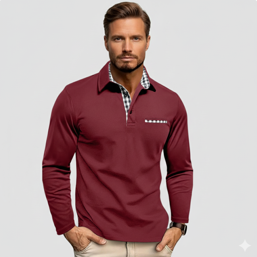 CALVERTON | LONG-SLEEVE POLO