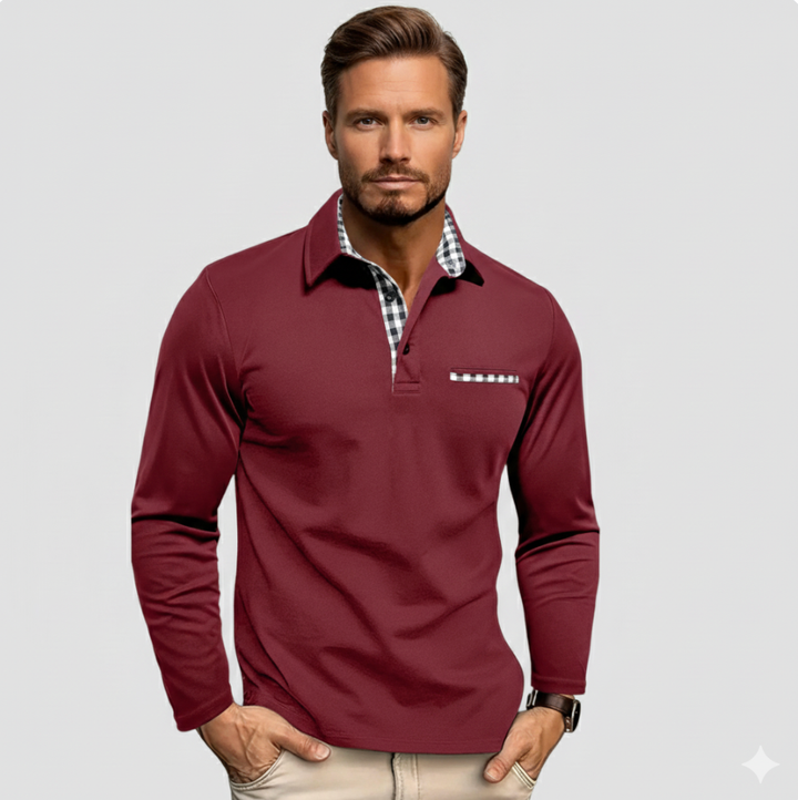 CALVERTON | LONG-SLEEVE POLO