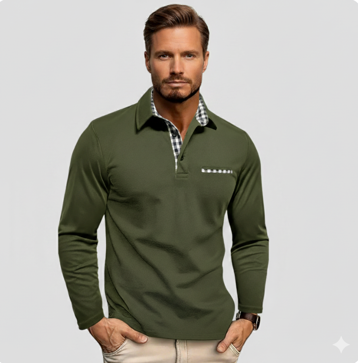 CALVERTON | LONG-SLEEVE POLO