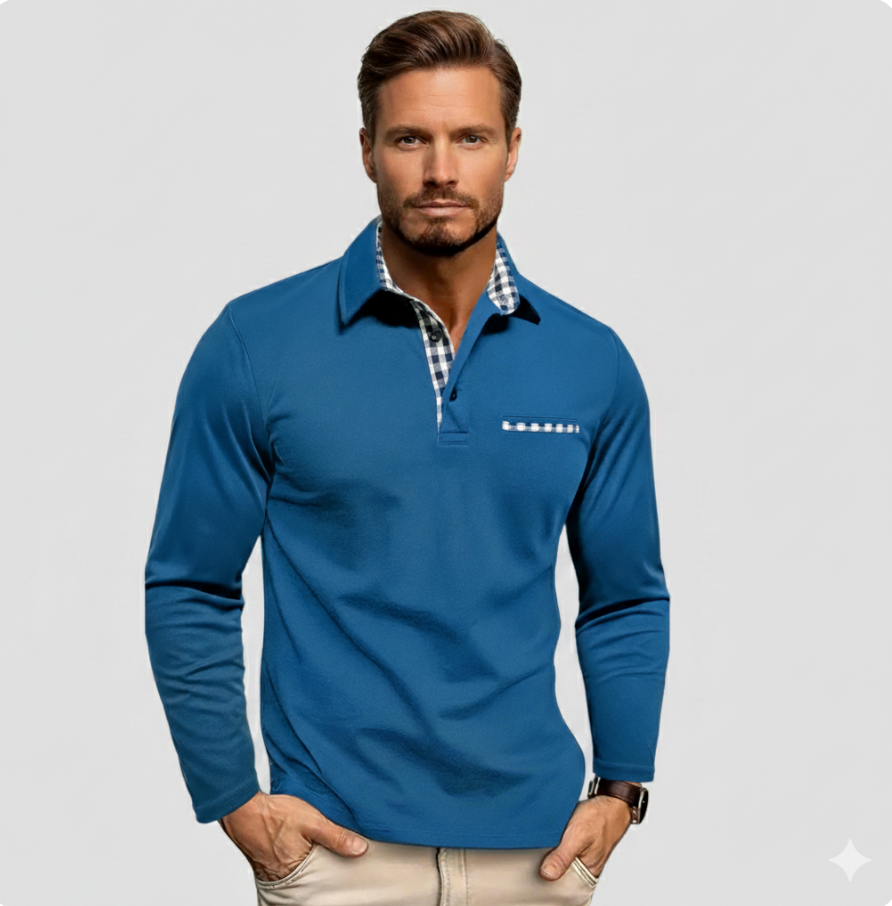 CALVERTON | LONG-SLEEVE POLO