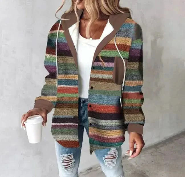 HIGHLAND | PLAID HOODED COAT