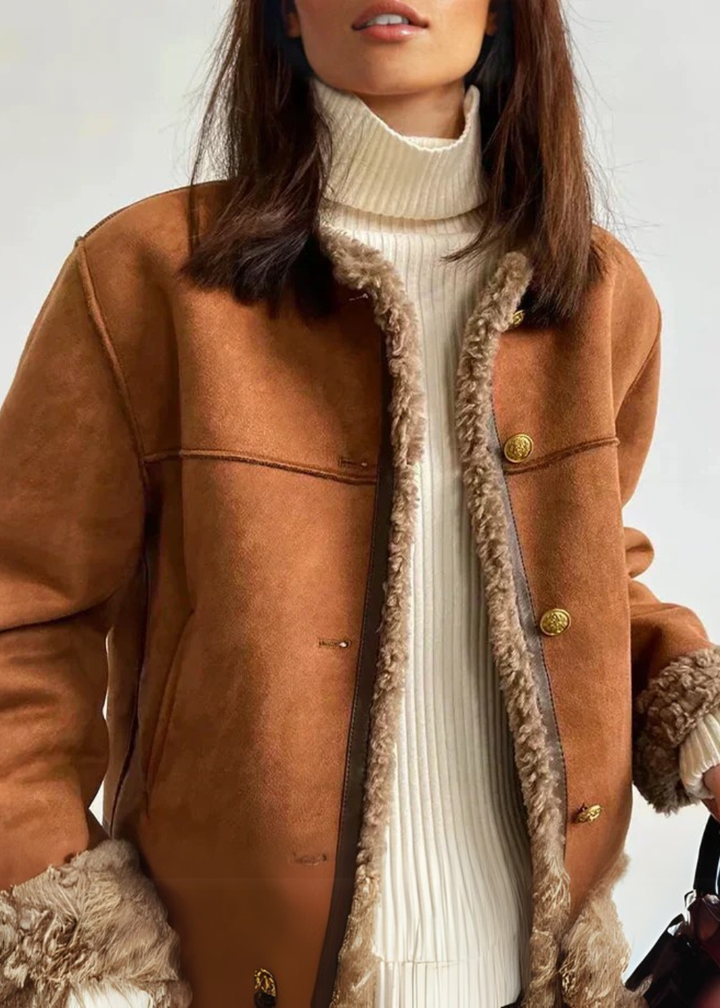 RUBY | COSY SHEARLING-LINED JACKET
