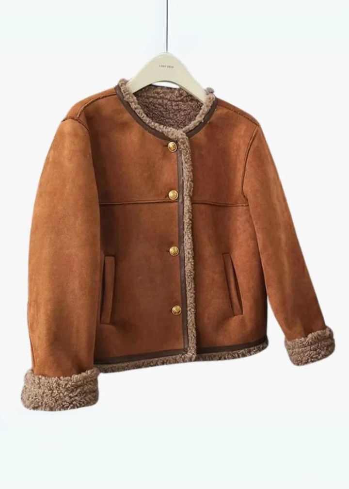 RUBY | COSY SHEARLING-LINED JACKET